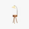 Retro Massivholz Stehlampe