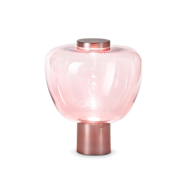 Creative glass bedside table lamp