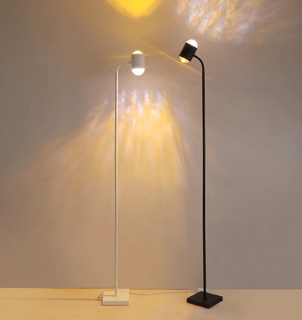 Creative double-headed water ripple atmosphere floor lamp