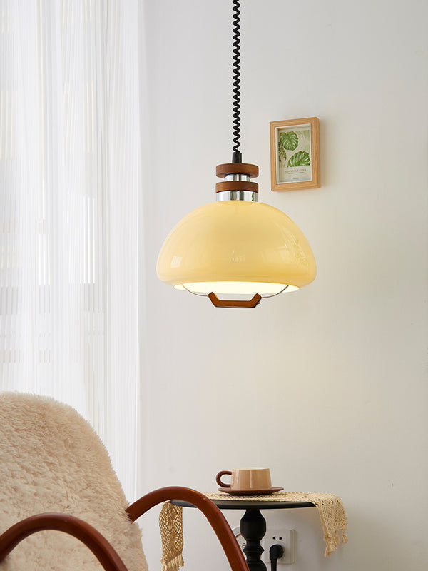 Vintage Medieval style glass chandelier