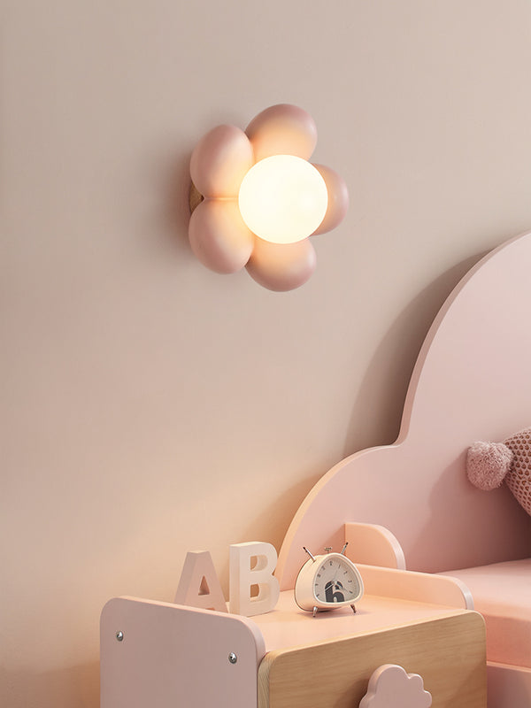 Applique murale à fleurs