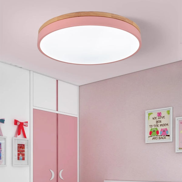 LED-Deckenleuchte Macaron für Schlafzimmer