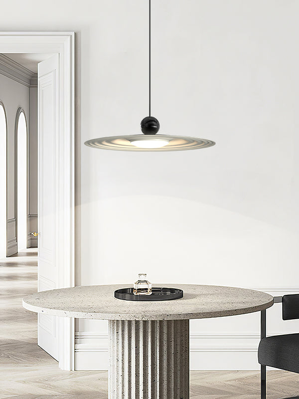 Threaded UFO Chandelier