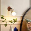 Yellow Travertine Bedroom Wall Lamp