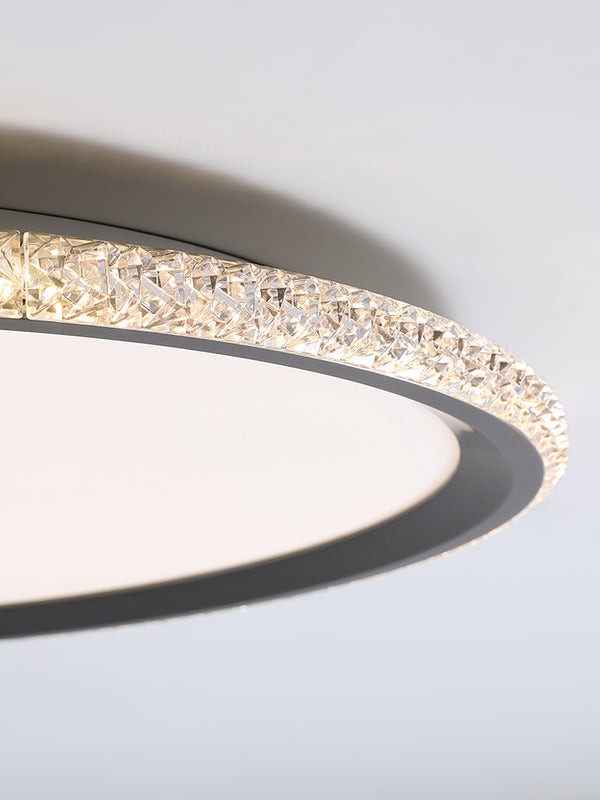 French crystal ceiling lamp