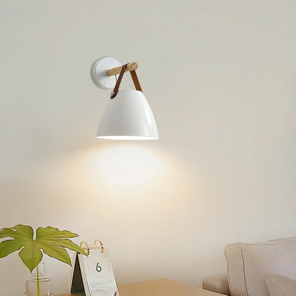 Lampe murale simple de chevet de chambre à coucher