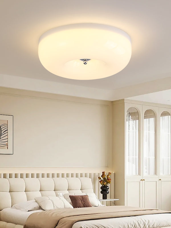 Vintage cream style Bauhaus ceiling lamp