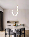 Cream style all-copper magic bean chandelier