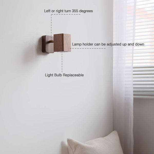 350 Grad drehbare Spotlight-Wandleuchte