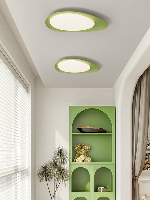 Plafonnier créatif en galets pour chambre à coucher et couloir