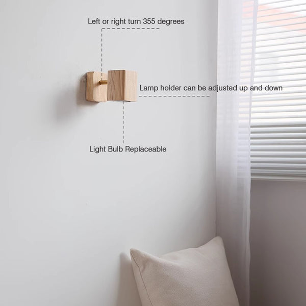 350 Grad drehbare Spotlight-Wandleuchte