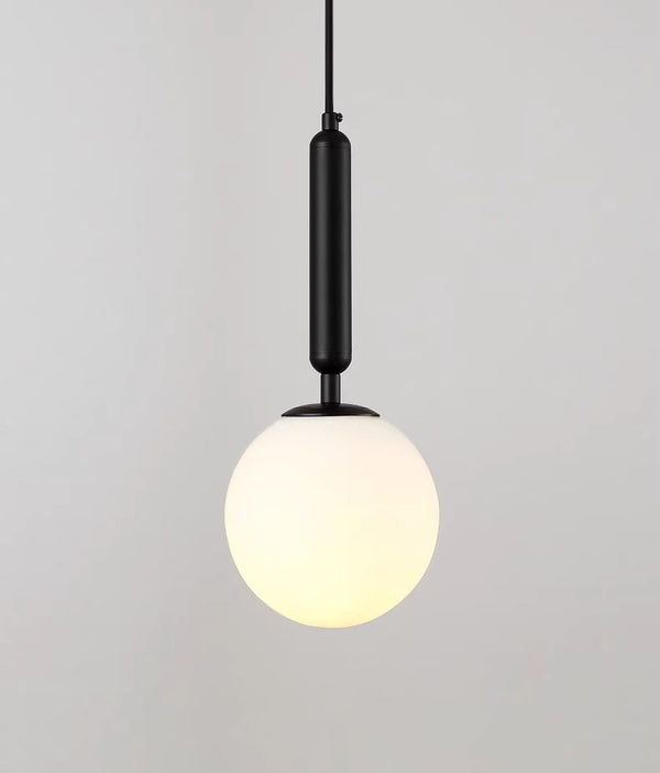 Lustre de chevet de chambre à coucher en forme de sphère nordique