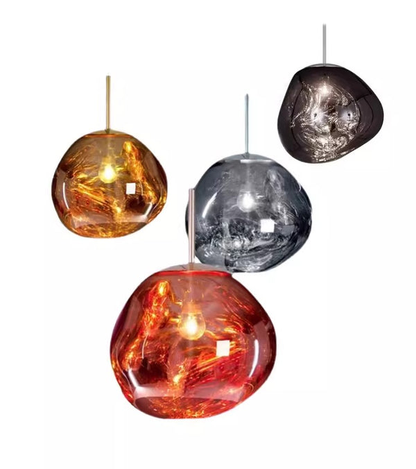 Kronleuchter aus vulkanischer Lava