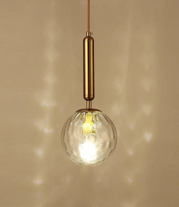 Lustre de chevet de chambre à coucher en forme de sphère nordique