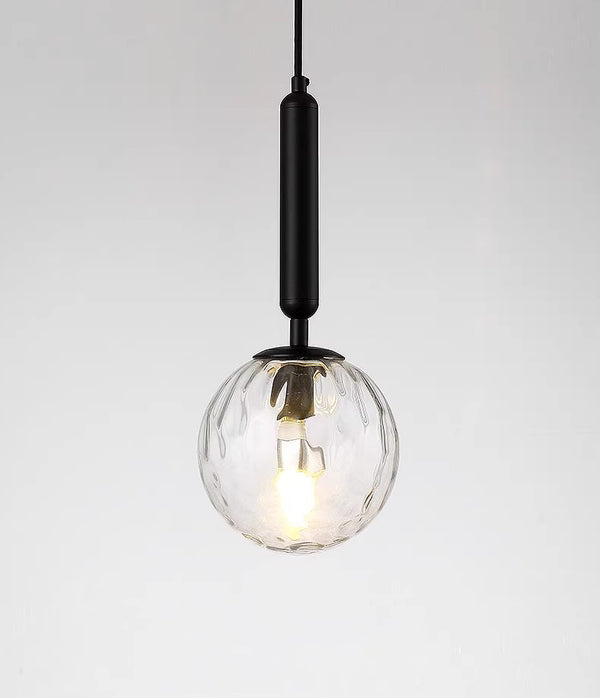 Lustre de chevet de chambre à coucher en forme de sphère nordique