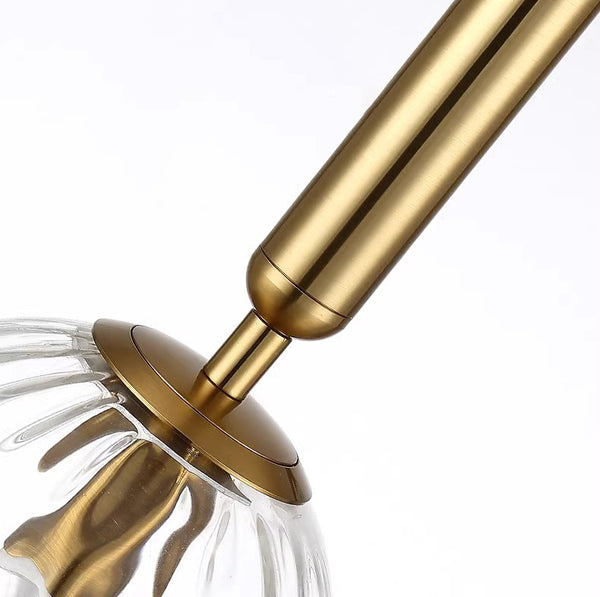 Lustre de chevet de chambre à coucher en forme de sphère nordique