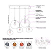 Lustre design en lave