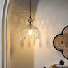 Copper Vintage Crystal Glass Chandelier