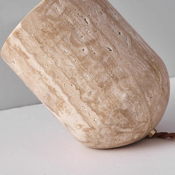 Wabi-sabi style bedroom bedside table lamp