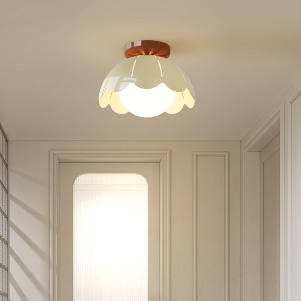 Medieval Cream Style Corridor Aisle Ceiling Lamp