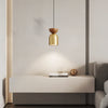 All copper bedroom bedside chandelier