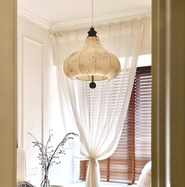 Vintage solid wood chandelier