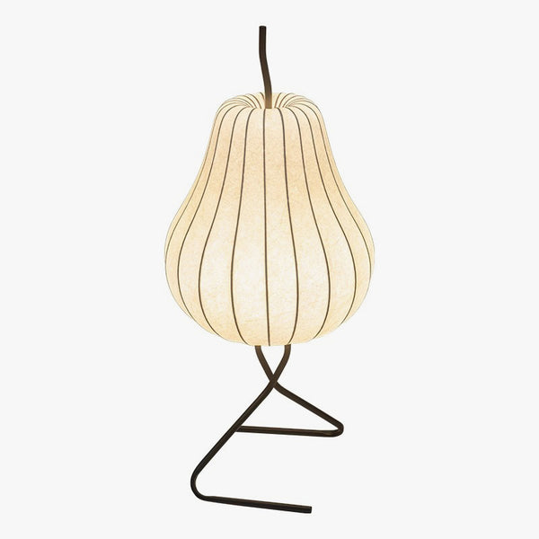 Cream style pear floor lamp
