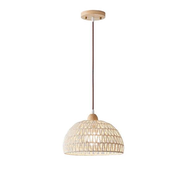 Original wood cream style rattan chandelier