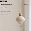 Yellow Travertine Bedside Small Chandelier for Bedroom