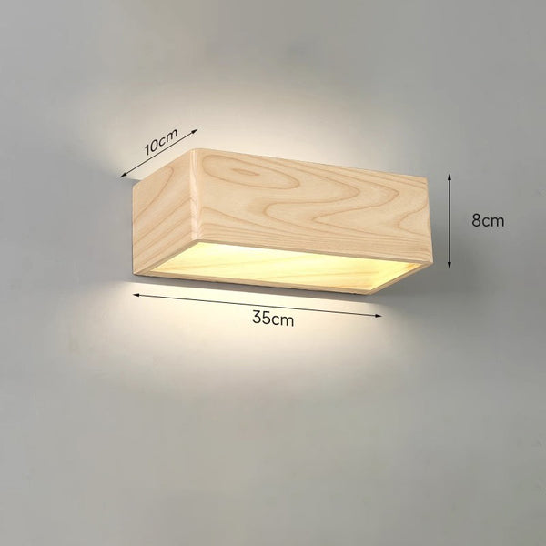 Kreative Wandlampe fürs Bett