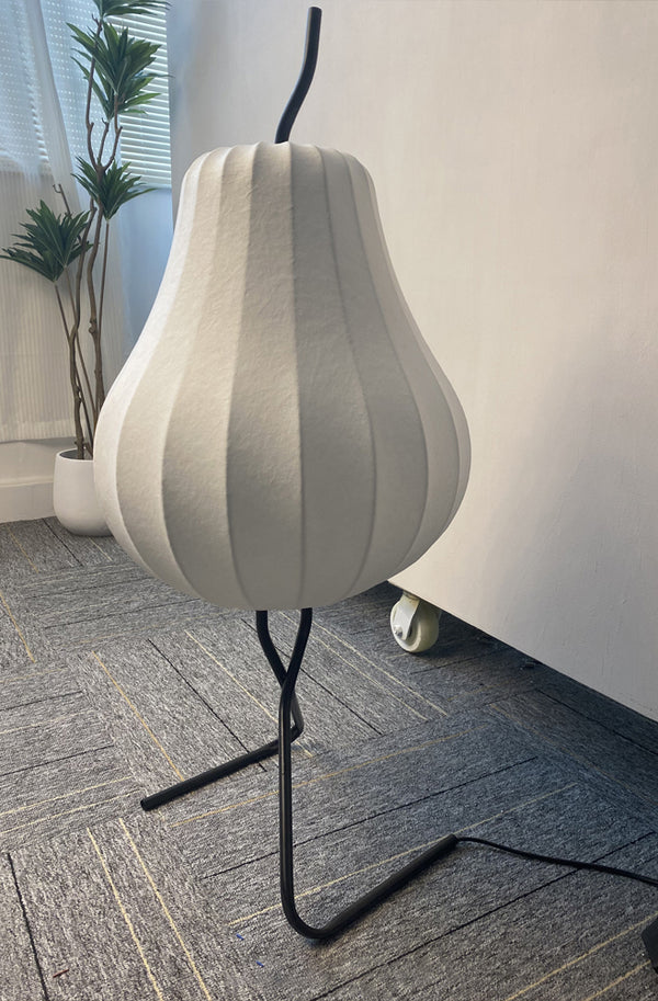 Cream style pear floor lamp