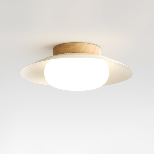 Japanese style bowl ceiling lamp