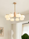 Rubber Wood Pumpkin Chandelier