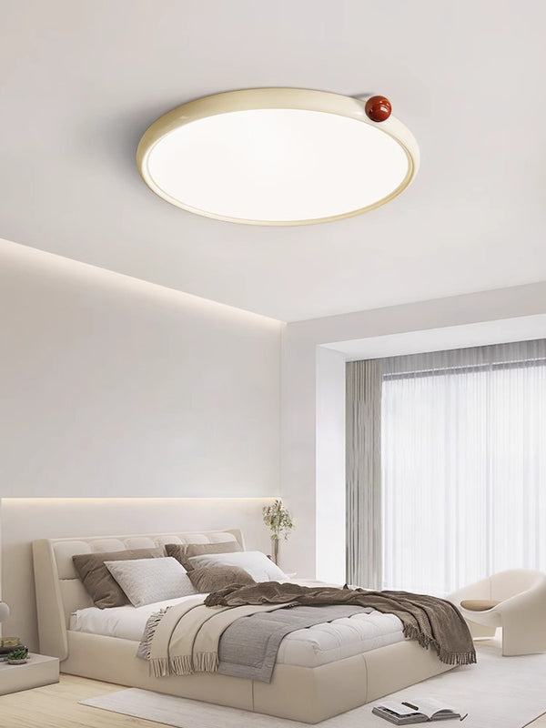 Cream style small milk bean ceiling lamp