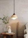 Vintage wabi-sabi style bedroom bedside chandelier
