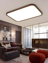 LED-Deckenleuchte aus Walnussholz