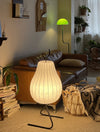 Cream style pear floor lamp