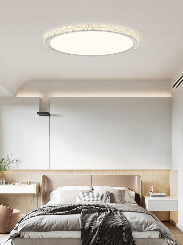 French crystal ceiling lamp