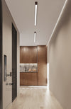 Lange Deckenlampe im japanischen Stil