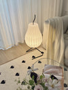 Cream style pear floor lamp