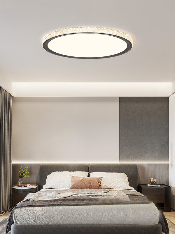 French crystal ceiling lamp