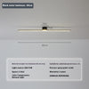 Minimalist long strip ceiling light