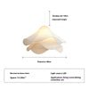 French cream style fabric restaurant chandelier