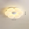 Cream style flower led bedroom ceiling lamp