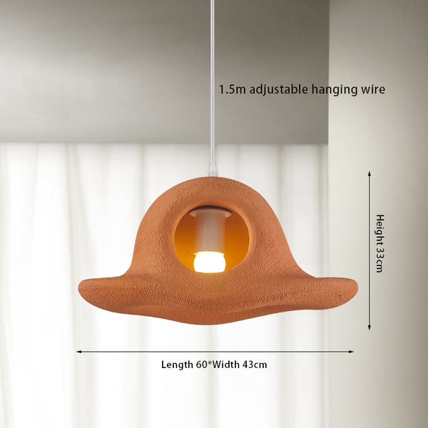Lustre chapeau de style japonais wabi-sabi