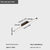 Long corridor LED ceiling light