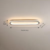 Elliptical strip LED corridor ceiling light