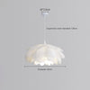 French creative flower chandelier