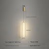 Minimalist LED bedroom bedside living room background wall Pendant light