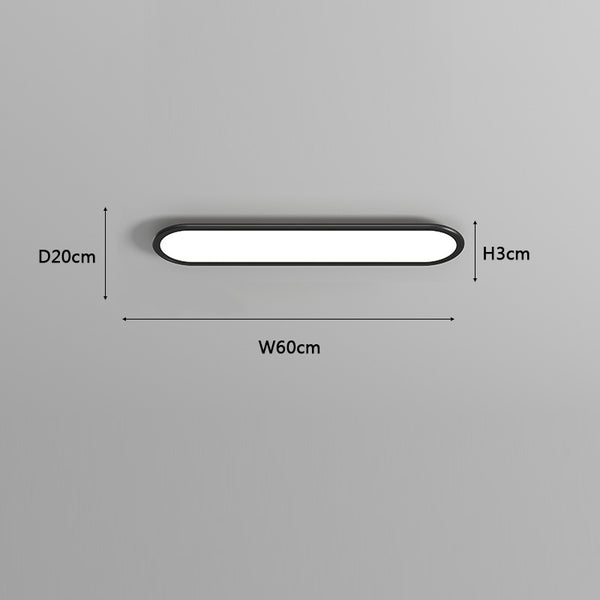 Ultra-thin corridor ceiling light